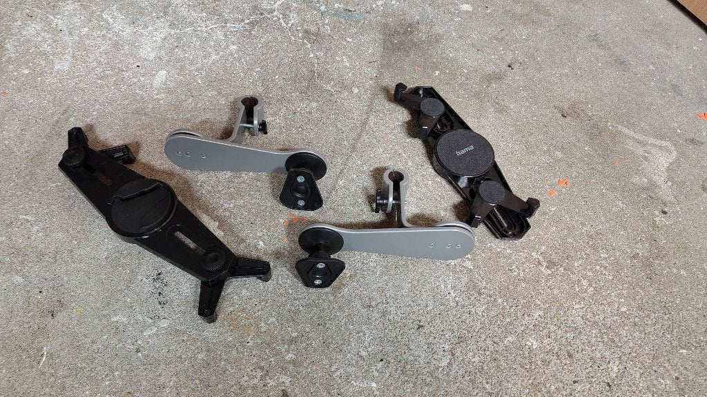 Te koop: 2x Hama Hoofdsteun tablethouder 7"-10,5", Ophalen of Verzenden, Zo goed als nieuw