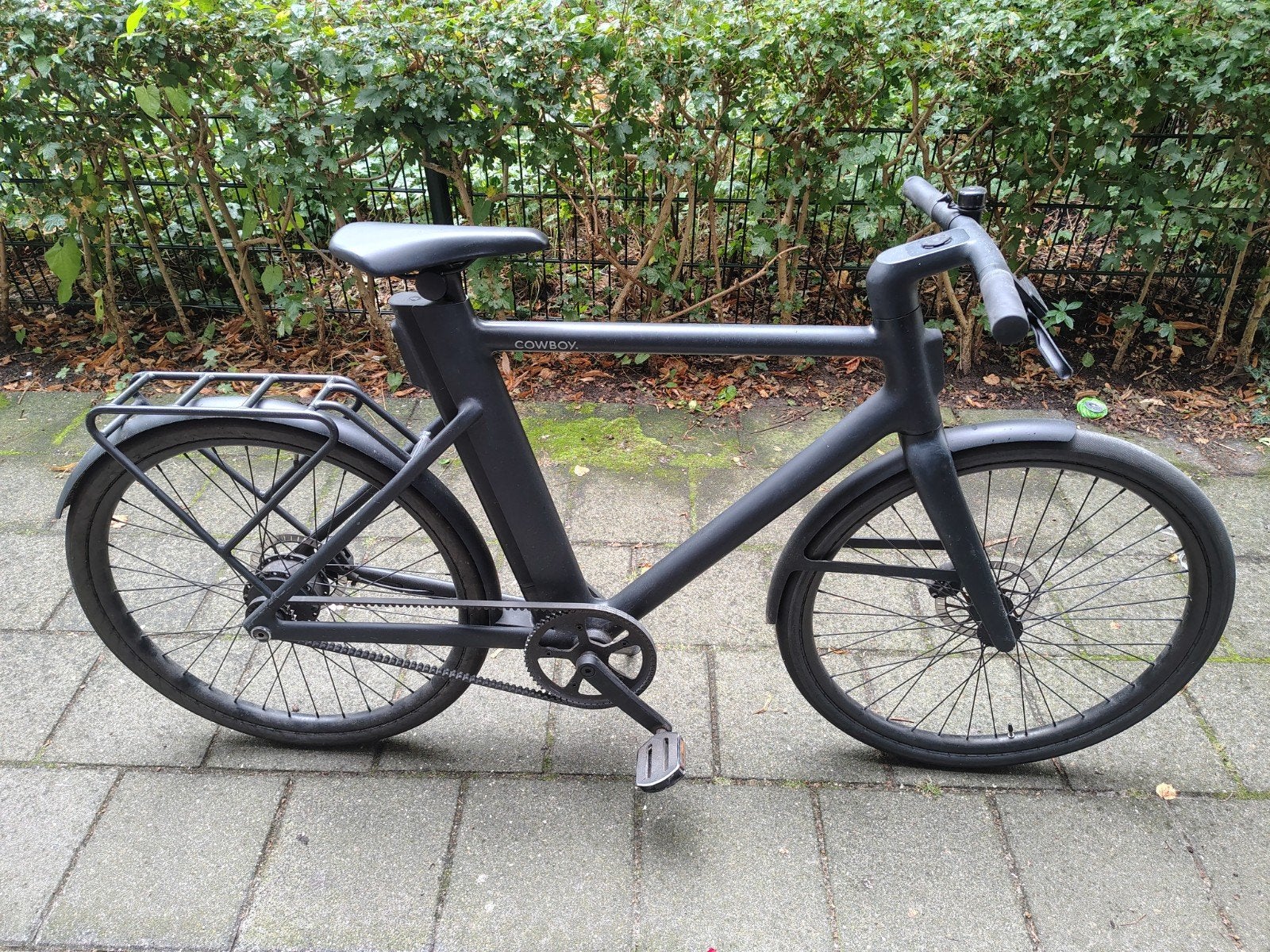 Cowboy C4 elektrische fiets / E-bike – zwart – goede staat, Gebruikt, Ophalen of Verzenden, 50 km per accu of meer, 55 tot 59 cm