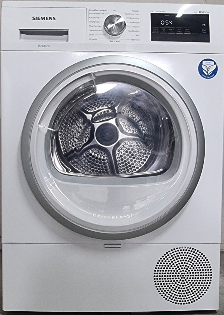 Warmtepompdroger Siemens iQ300  8kg/A++, Witgoed en Apparatuur, Wasdrogers, Ophalen, Minder dan 85 cm, Overige typen, 8 tot 10 kg
