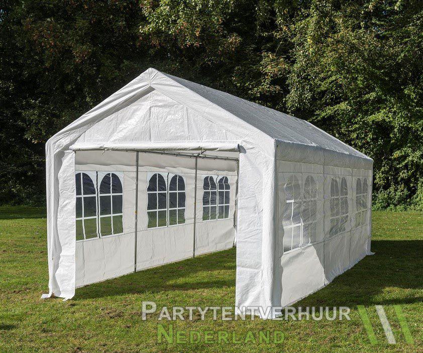 Te huur partytenten + sta/buffet tafels, Tuin en Terras, Partytenten, Ophalen of Verzenden, Zo goed als nieuw, Minder dan 5 meter