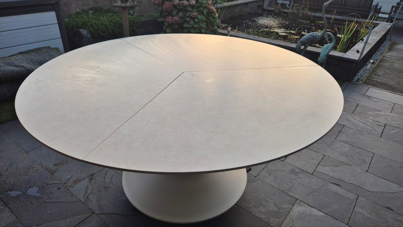 Suns Nova 150cm tuintafel NIEUW!, Tuin en Terras, Ophalen, Nieuw, Rond, Overige materialen