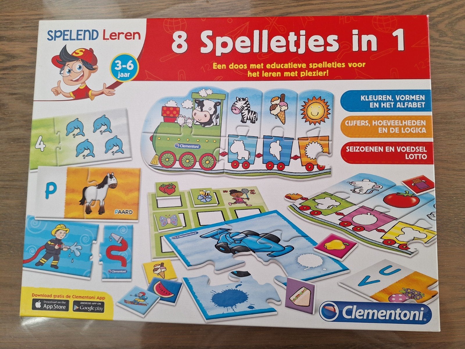 Clementoni Spelend Leren: 8 Spelletjes in 1 (3-6 jaar), Kinderen en Baby's, Speelgoed | Educatief en Creatief, Ophalen of Verzenden
