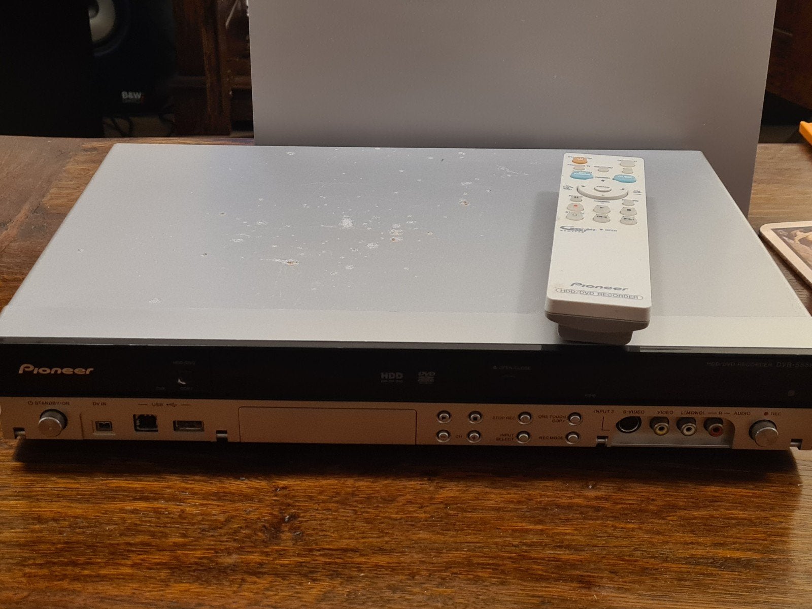 Pioneer HDD/DVD Recorder DVR-555H met afstandsbediening, Audio, Tv en Foto, Gebruikt, Met harddisk, Dvd-recorder, Ophalen of Verzenden
