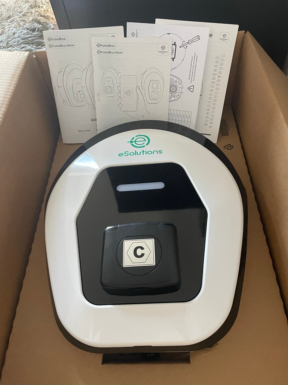 eSolutions ProWallbox Move Laadpaal 7,4 kW - 22 kW, Ophalen, Nieuw, Laadpaal