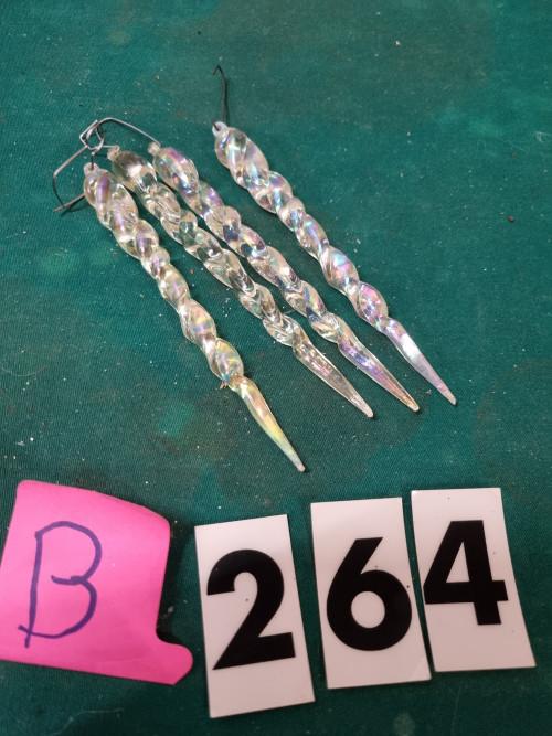 pegels vier stuks kunststof [b264], Diversen, Kerst, Ophalen of Verzenden, 'T Olde Gre-j, Info@toldegrej.nl, Endepoelstraat 20f Didam