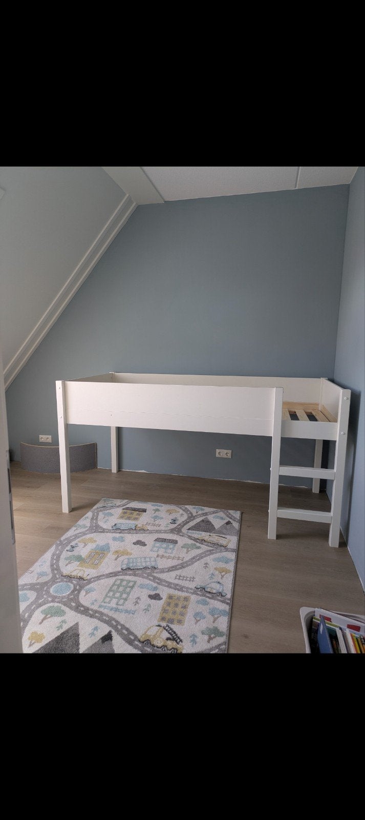Halfhoogslaper Charlie (90x200 cm), Ophalen, 90 cm, Eenpersoons, Minder dan 160 cm