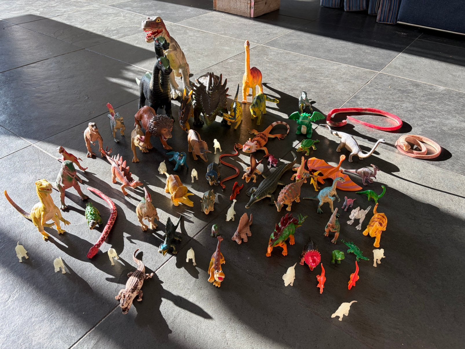 Grote verzameling dino’s, Ophalen of Verzenden, Gebruikt