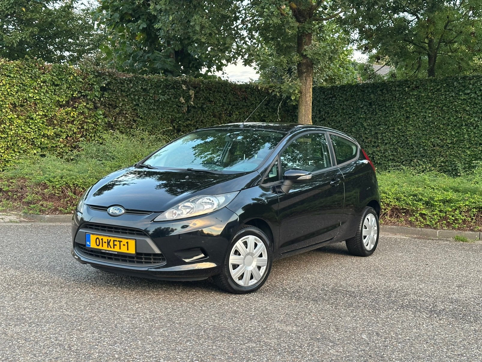 Ford Fiësta 1.25 2009 | NAP | Airco | Elek.Ram | Nieuwe Riem, Auto's, Voorwielaandrijving, Stof, 4 cilinders, Zwart