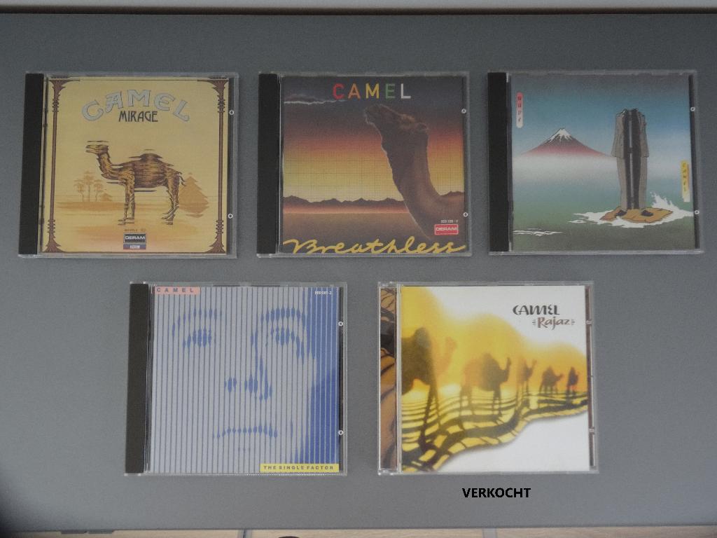 4 cd’s Camel in nieuwstaat, Cd's en Dvd's, Ophalen of Verzenden, Zo goed als nieuw, Progressive
