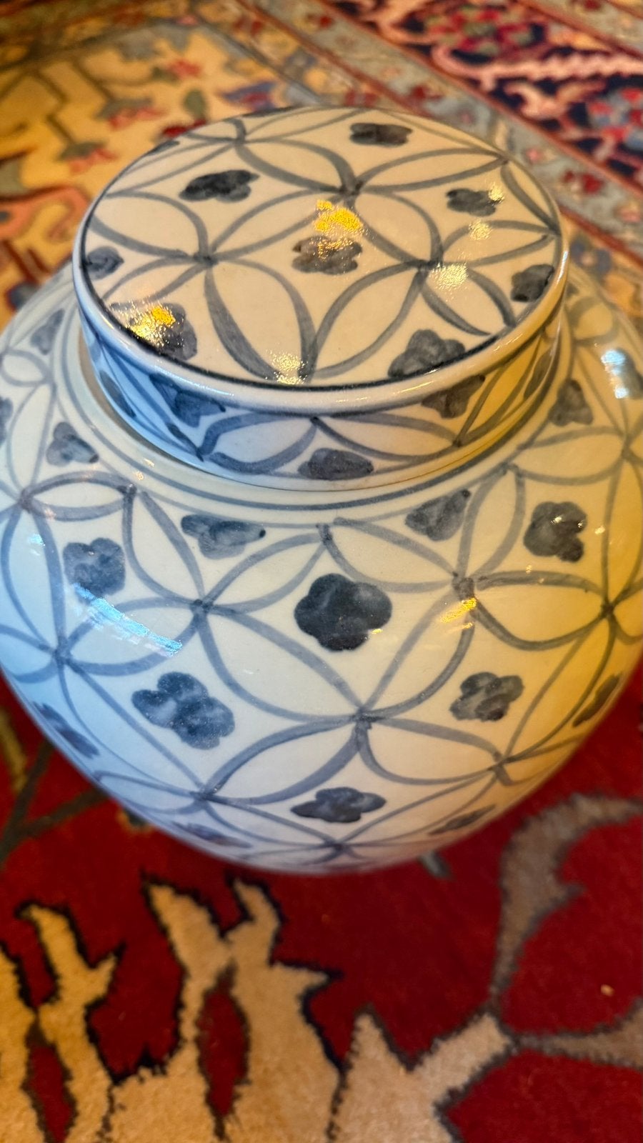 Gemberpot chinees, Ophalen