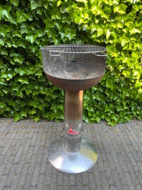 barbecook barbeque RVS met gietijzeren pan, Ophalen, Gebruikt, Barbecook, Met accessoires