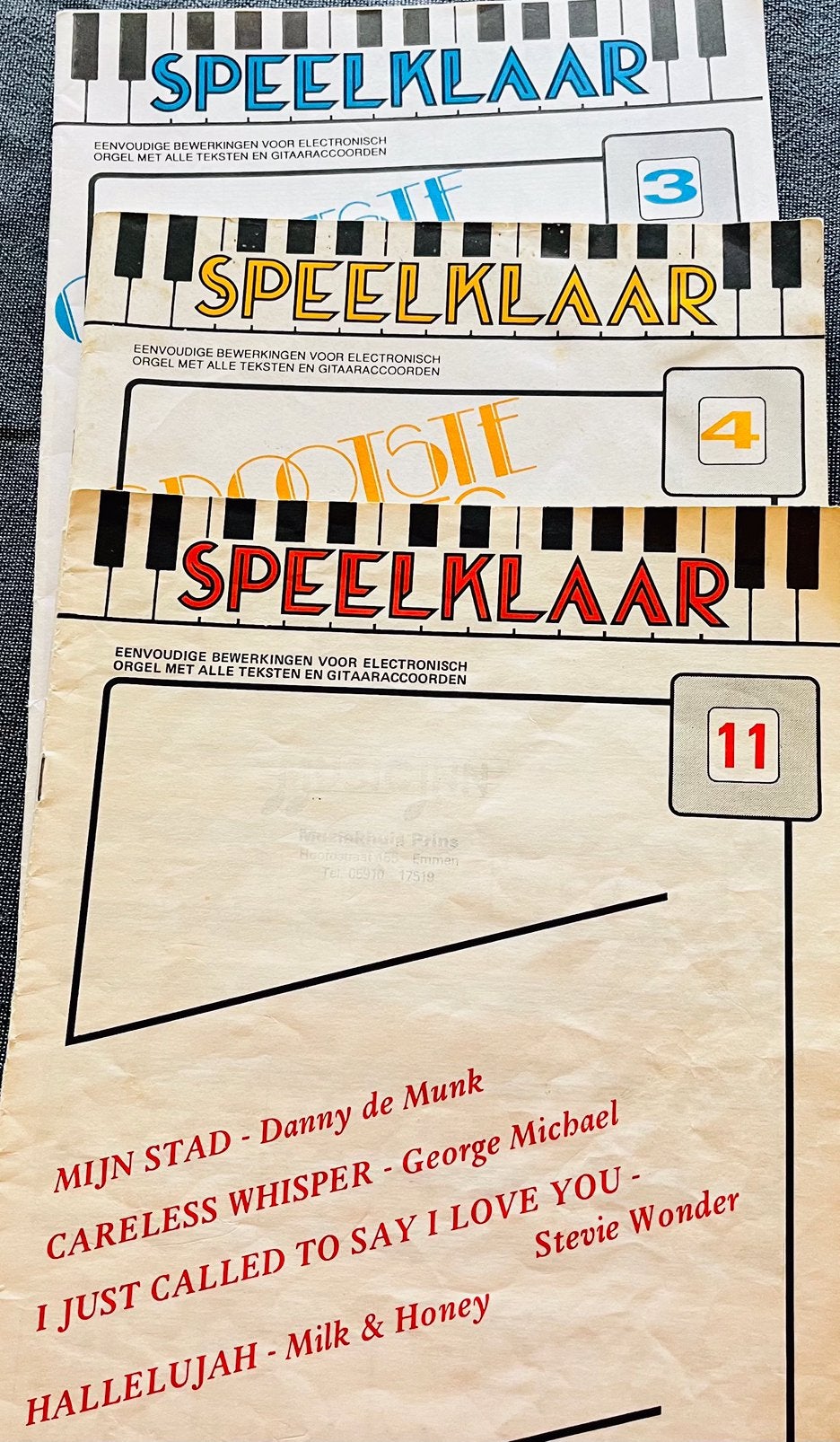 27 stuks bladmuziek boeken voor orgel, Muziek en Instrumenten, Bladmuziek, Orgel, Gebruikt, Overige soorten, Ophalen of Verzenden