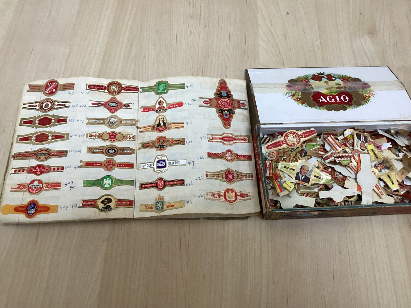 Verzameling sigarenbandjes, Ophalen of Verzenden, Gebruikt