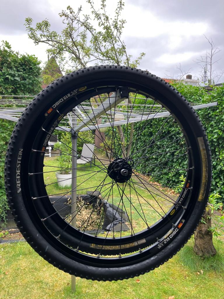 Cannondale Mavic 819 DISK velgen Lefty SI Omega DT Swiss 26”, Fietsen en Brommers, Fietsonderdelen, Ophalen, Gebruikt, Mountainbike
