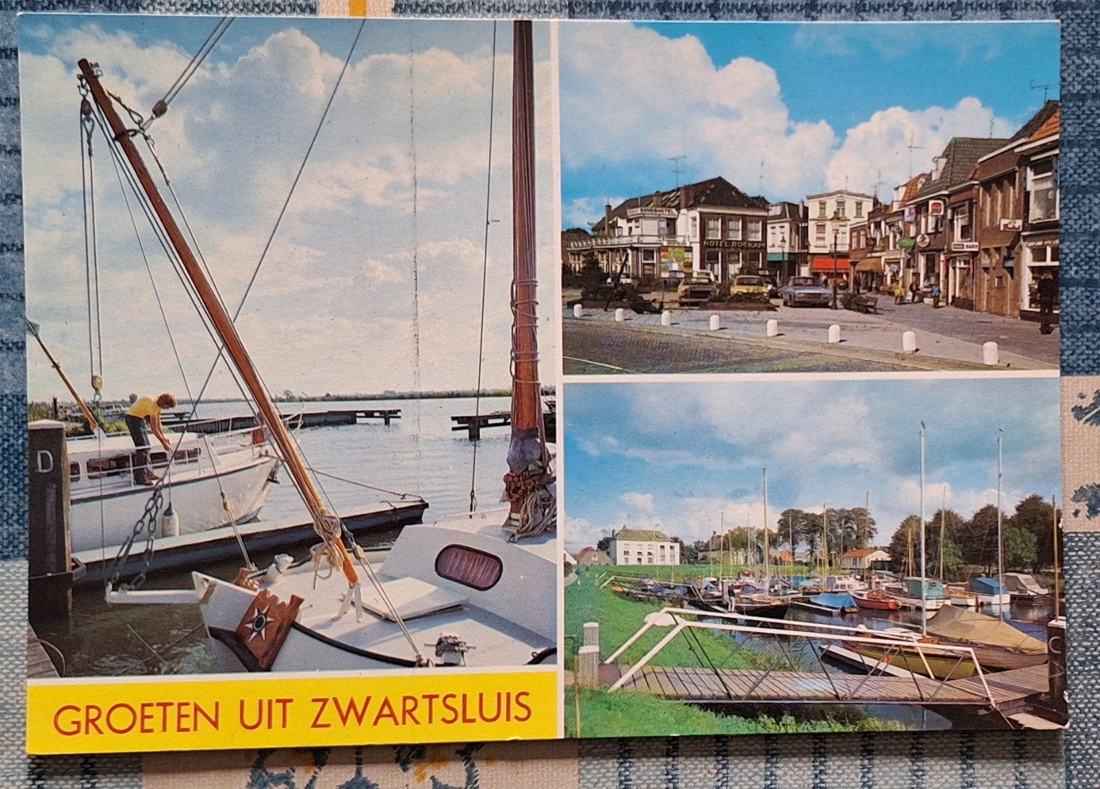 Ansichtkaart Groeten uit Zwartsluis - Jaren '60, Verzamelen, Ophalen of Verzenden, 1960 tot 1980, Ongelopen, Overijssel