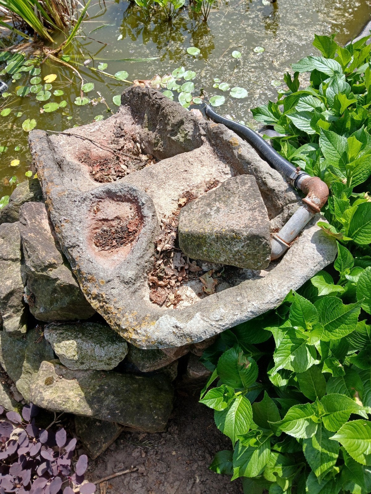 Is van beton, Tuin en Terras, Ophalen, Waterval