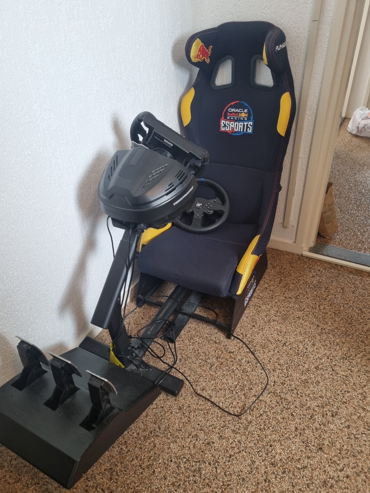 Thrustmaster T300RS GT Edition + Playseat Evolution Red Bull, Ophalen, Overige merken, Zo goed als nieuw