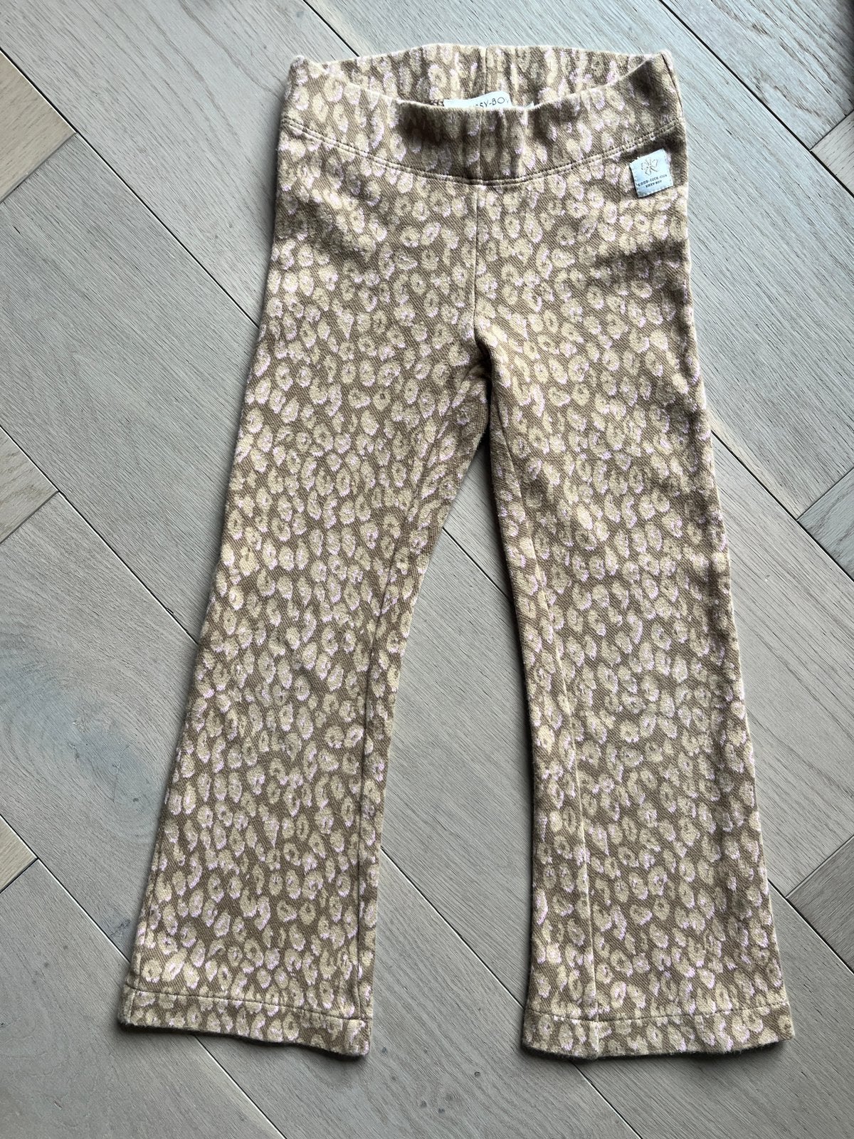 Broekje Sissy-boy leopard mt 98/ 104, Kinderen en Baby's, Ophalen of Verzenden, Zo goed als nieuw, Meisje, Broek