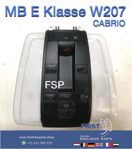 W207 MB E Klasse cabrio interieur licht plafond Sos knop AMG, Gebruikt, -, Ophalen of Verzenden, -