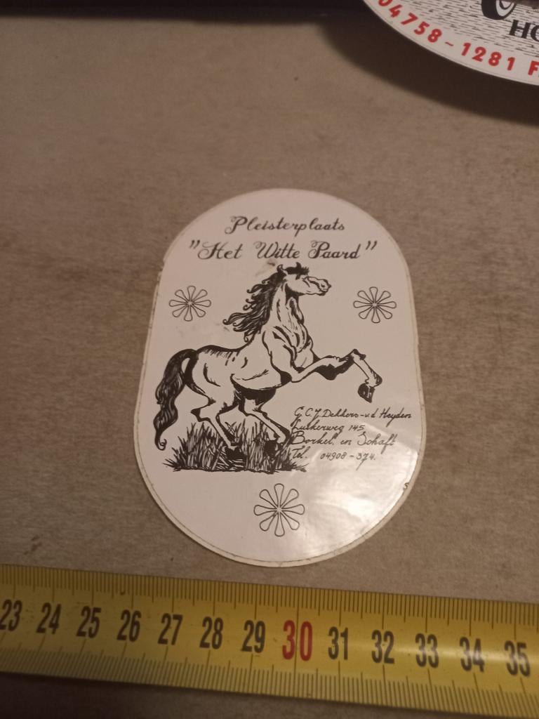 Pleisterplaats het witte paard borkel en schaft, Ophalen of Verzenden, Zo goed als nieuw