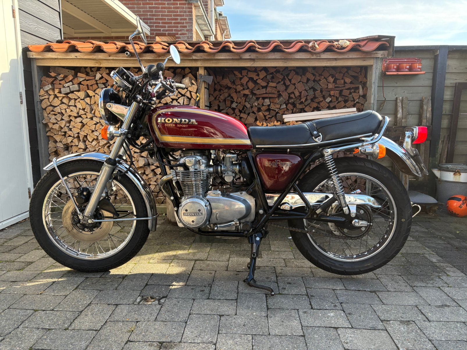Prachtige Honda CB550 four super sport, 4 cilinders, Motorrijbewijs A, Sport, Meer dan 35 kW