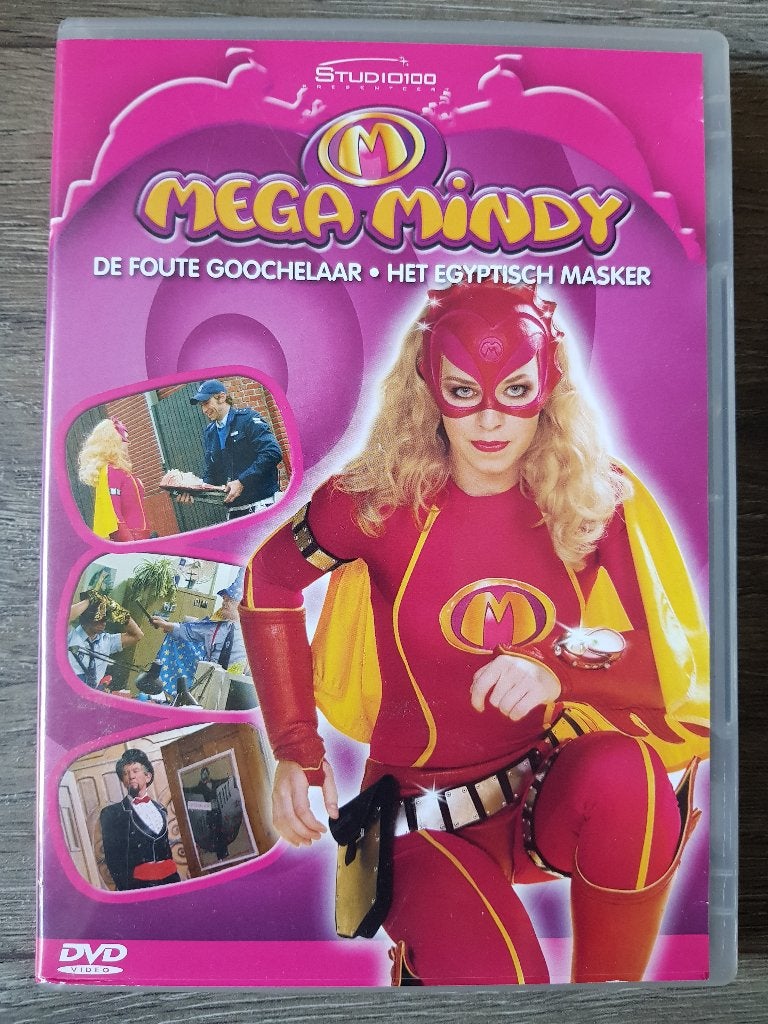 (W) Dvd Mega Mindy -- Foute goochelaar -- Egyptisch masker, Avontuur, Alle leeftijden, Ophalen of Verzenden, Zo goed als nieuw