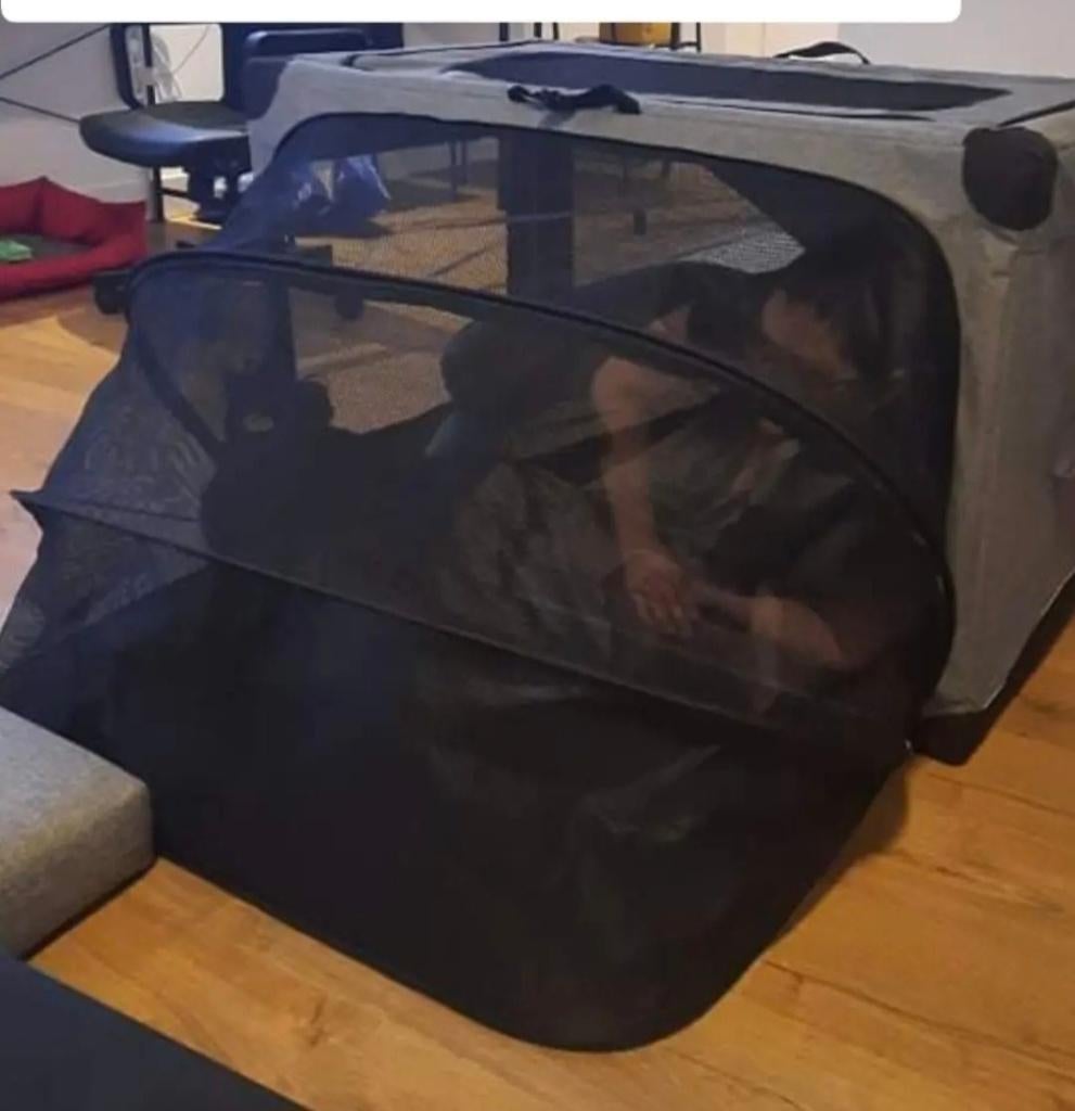 Dog crate, Ophalen, Gebruikt