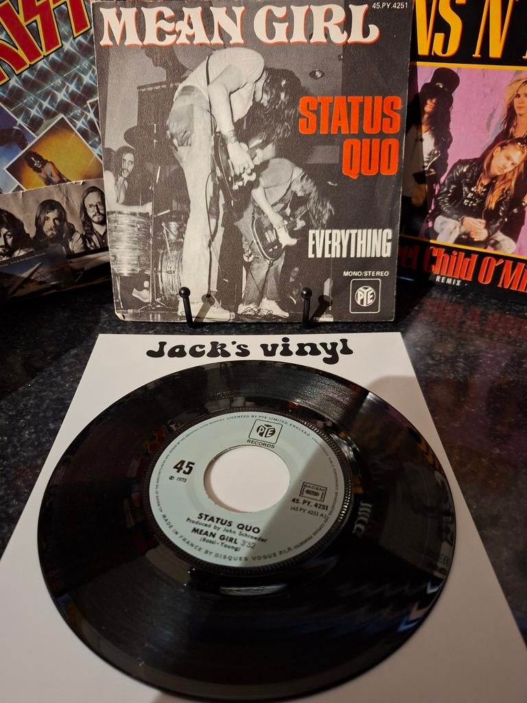Status Quo - Mean Girl / Everything 7 inch vinyl single 1972, Ophalen of Verzenden, Gebruikt, Poprock