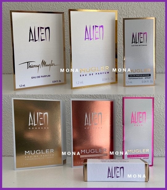 Alien set 7 parfum samples proefjes testers monsters, Verzenden, Nieuw