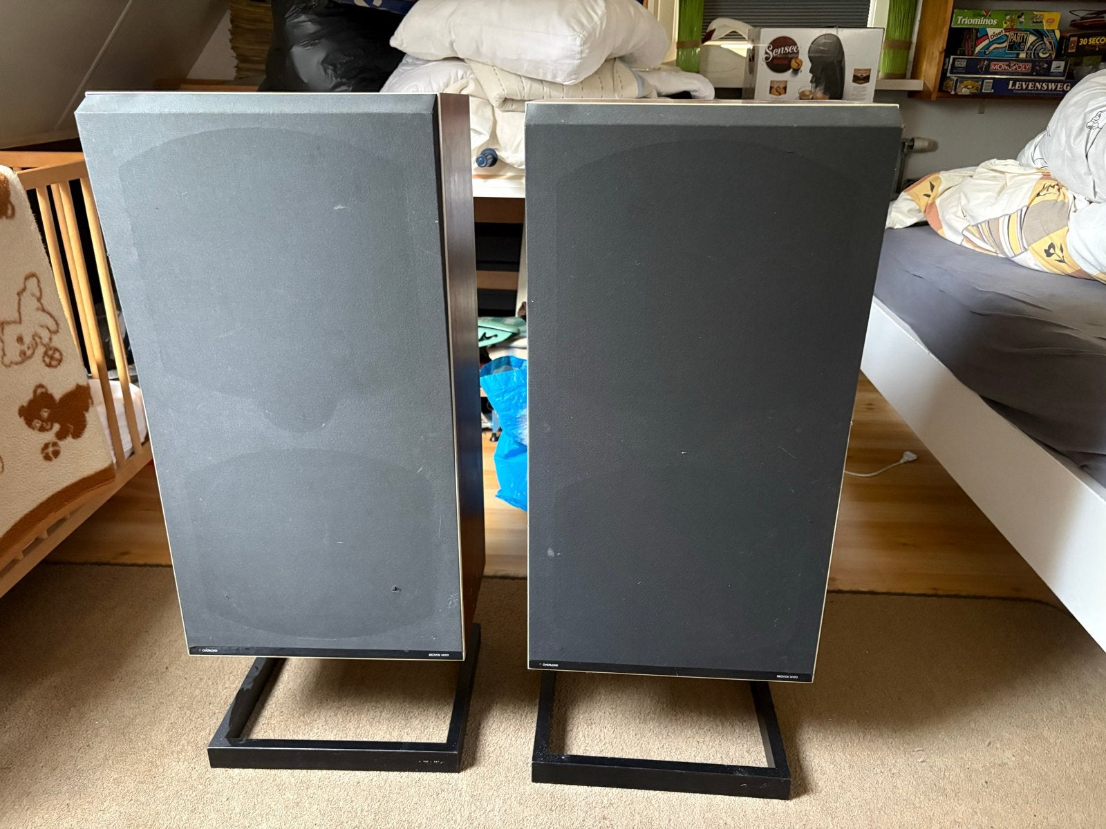 Bang & Olufsen Beomaster 4400 Receiver & Beovox M100-2 Speak, Audio, Tv en Foto, Vloerstaande luidspreker, Gebruikt, 120 tot 150 watt