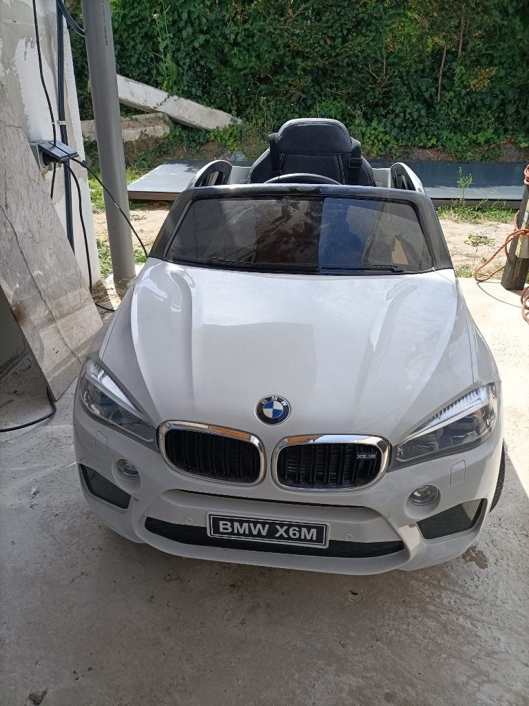 Elektrische kinderauto BMW X6M - Wit, Ophalen, Nieuw