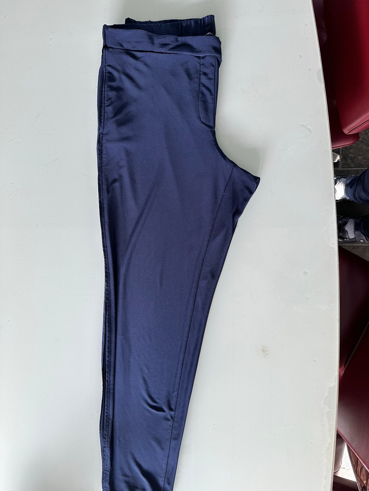 Bianca donkerblauwe broek maat 42 travelbroek, Blauw, Maat 42/44 (L), Ophalen of Verzenden, Lang