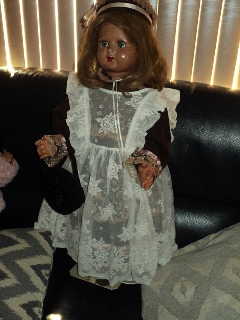 2 oude antieke poppen, Antiek en Kunst, Curiosa en Brocante, Ophalen