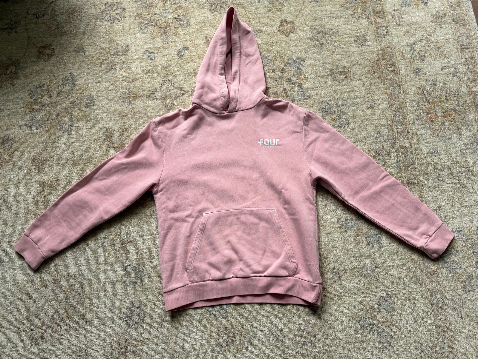Roze hoodie FOUR Amsterdam - Maat 14 jaar, Ophalen of Verzenden, Gebruikt, Meisje, Trui of Vest