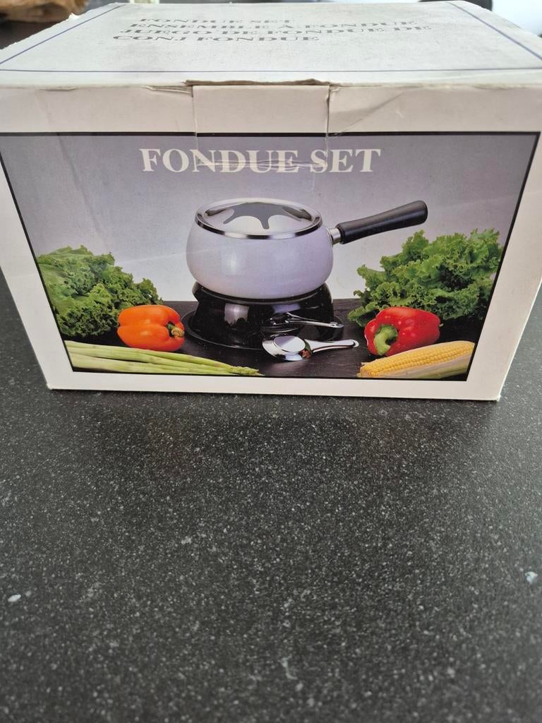 Nieuw Fondue Set - Compleet in Doos, Witgoed en Apparatuur, Gourmetstellen, Ophalen, Nieuw, 4 t/m 7 personen