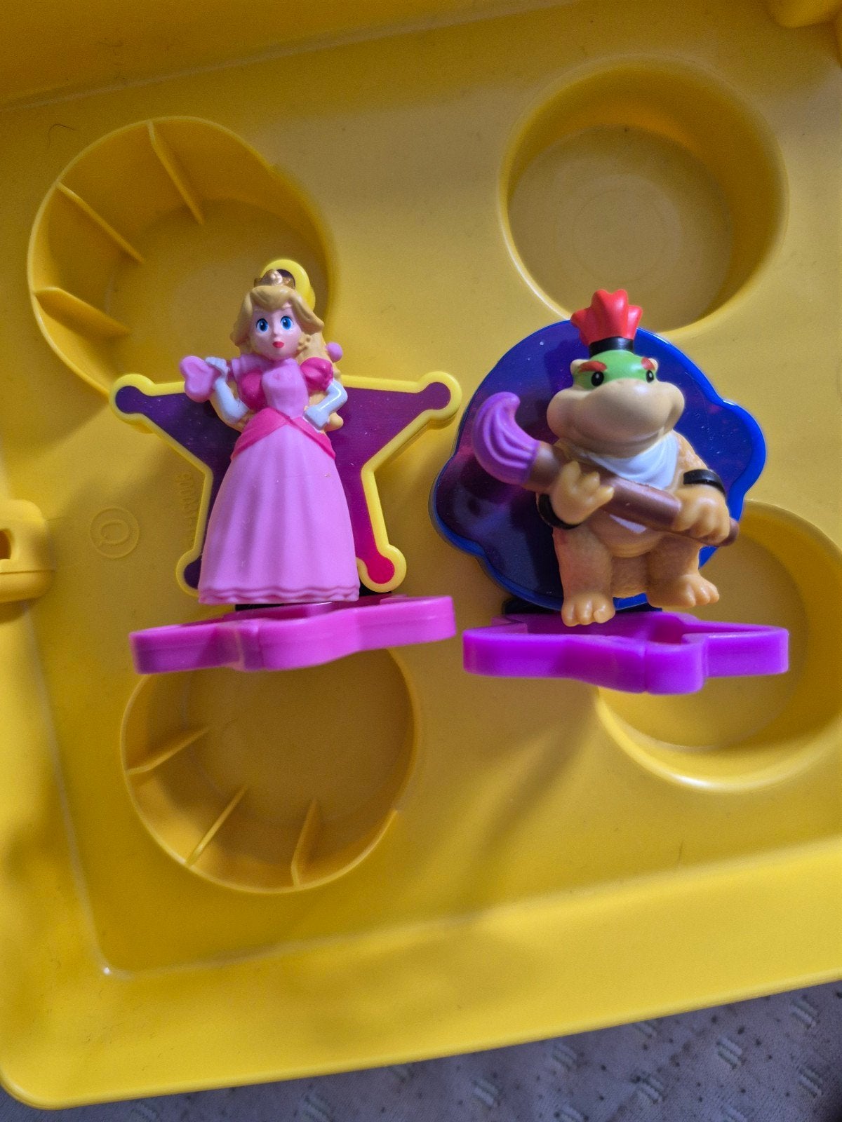 Super Mario Peach & Bowser Jr. figuren, Ophalen of Verzenden, Zo goed als nieuw