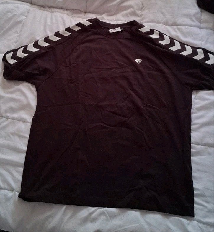 Hummel shirt XL zwart, Zwart, Maat 56/58 (XL), Ophalen of Verzenden, Gedragen