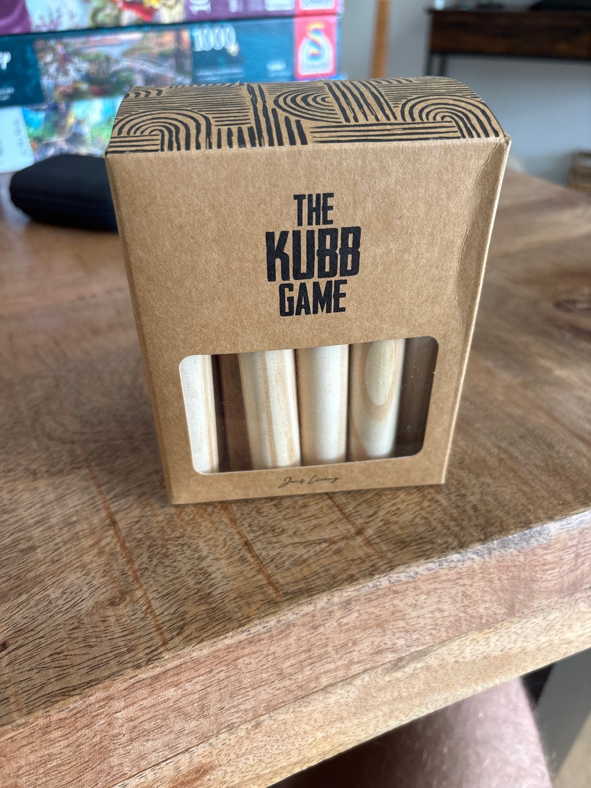 The Kubb Game - Houten buitenspel, Drie of vier spelers, Ophalen of Verzenden, Nieuw