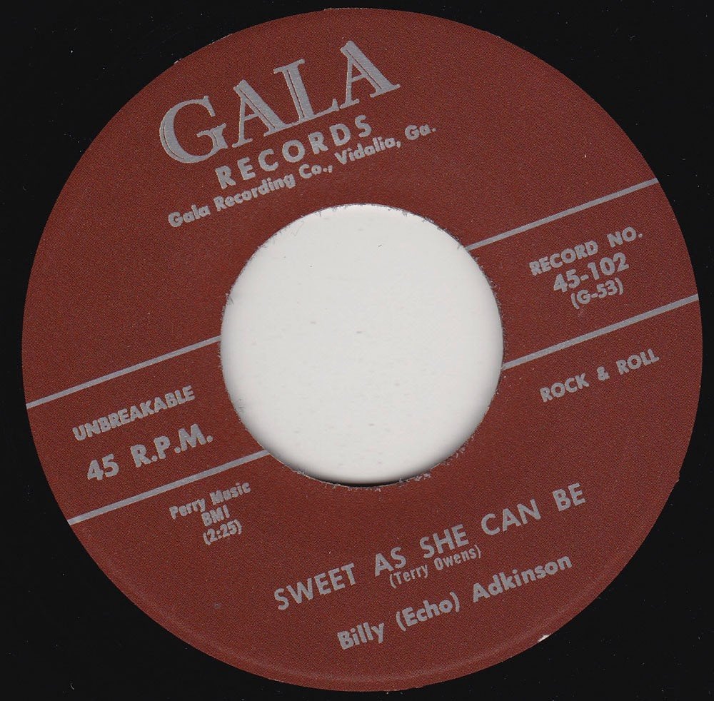 Billy Adkinson - Sugar Lump 7" ( rockabilly)