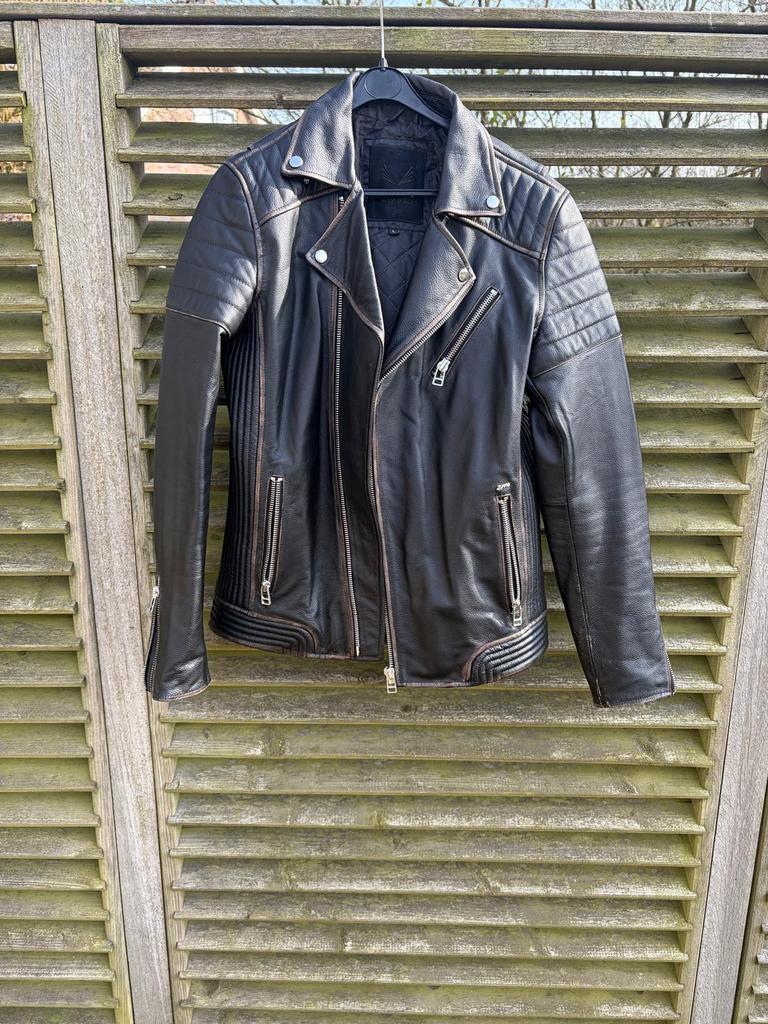 Leren jas Zumo in maat L, Ophalen of Verzenden, Zo goed als nieuw