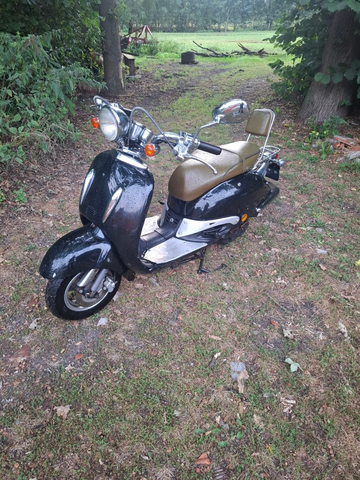 retro scooter, Ophalen, Gebruikt, Maximaal 45 km/u, Benzine