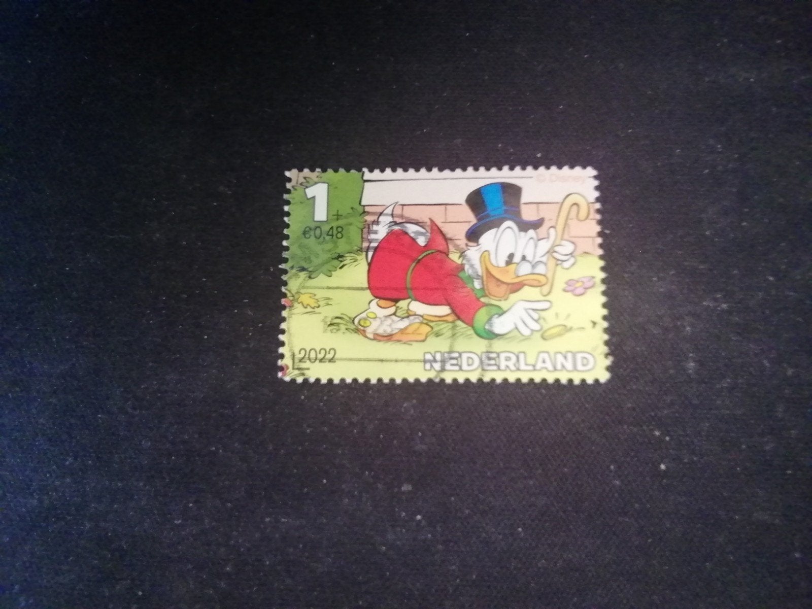 NEDERLAND DAGOBERT DUCK GESTEMPELD, Ophalen of Verzenden, Na 1940, Gestempeld