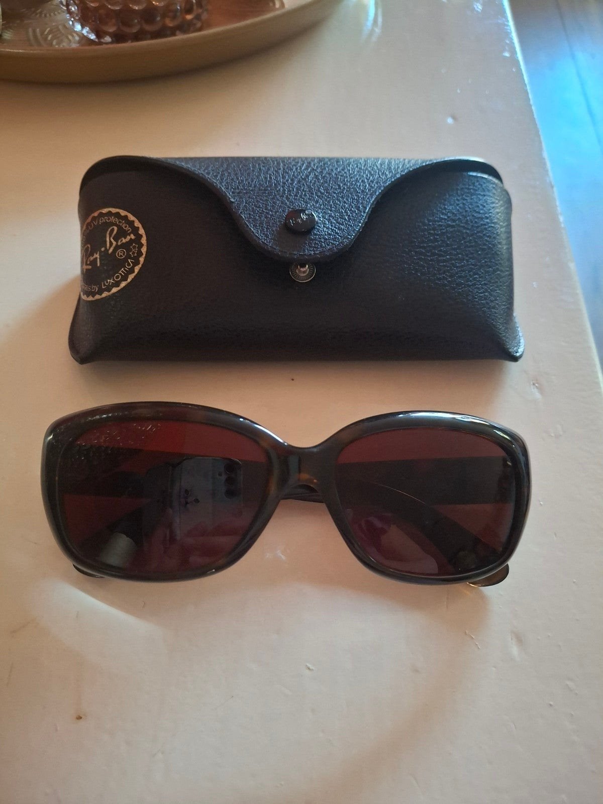 Ray-Ban zonnebril, Zonnebril, Bruin, Ophalen of Verzenden, Zo goed als nieuw