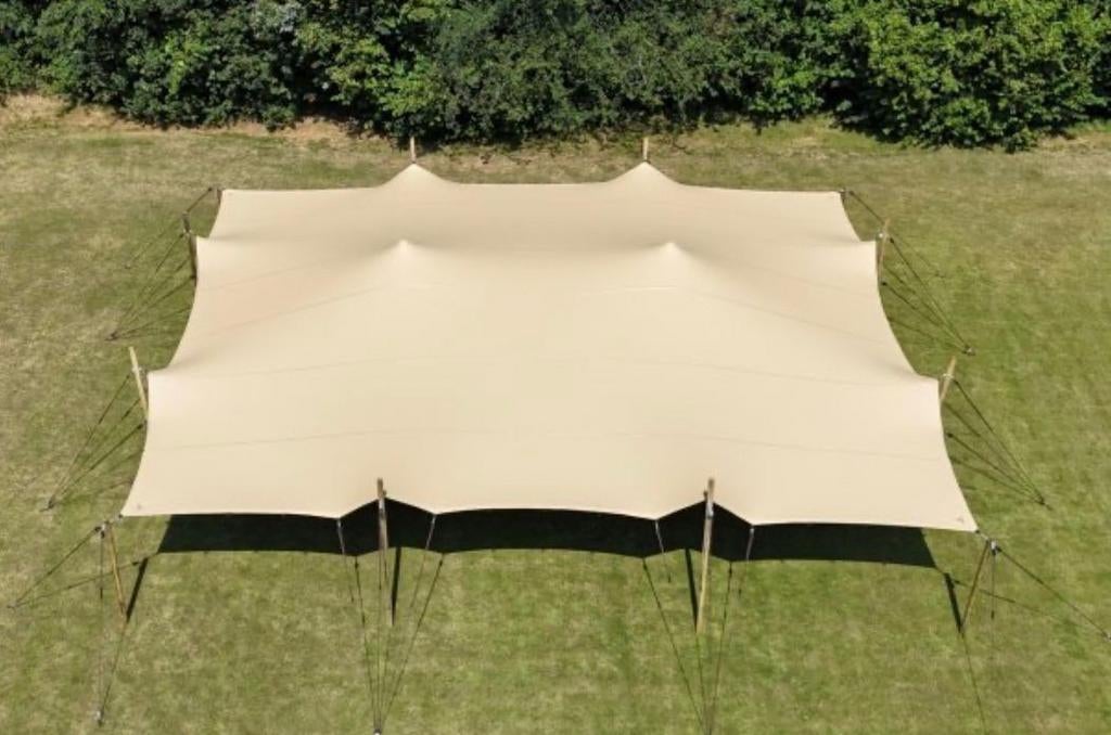 TE  Huur stretch tent 10x12, Tuin en Terras, Partytenten, Nieuw, 8 meter of meer, 6 meter of meer, Ophalen