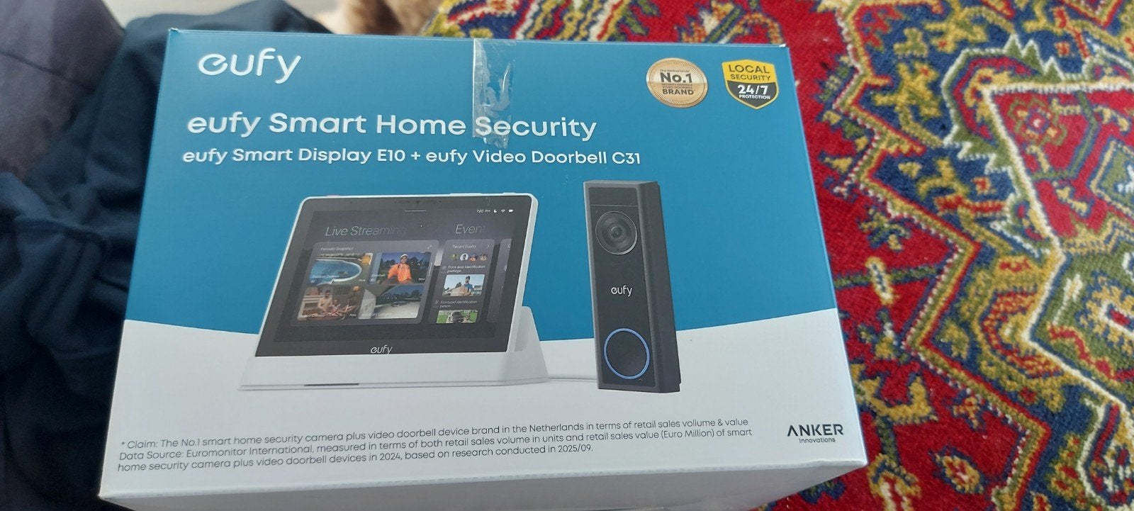 eufy smart home security zgan, Ophalen, Zo goed als nieuw, Draadloos