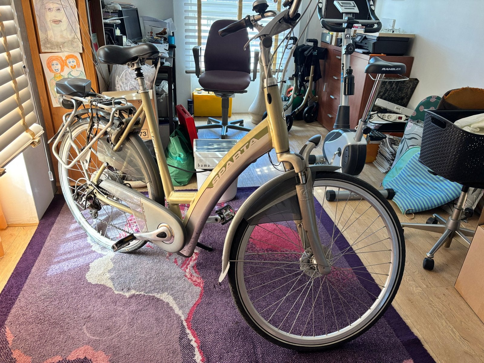 Sparta ION GL L-serie elektrische fiets uit 2009 met AXA slo, Fietsen en Brommers, Sparta, Gebruikt, Ophalen of Verzenden, 51 tot 55 cm