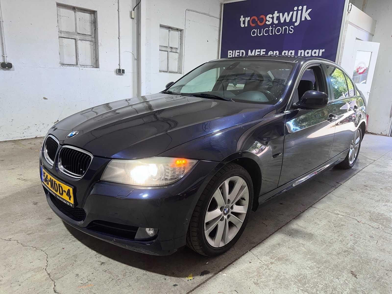BMW - 3-serie - 318i Business Line - 56-NDD-4- 2010, Auto's, Euro 5, Achterwielaandrijving, Blauw, Origineel Nederlands