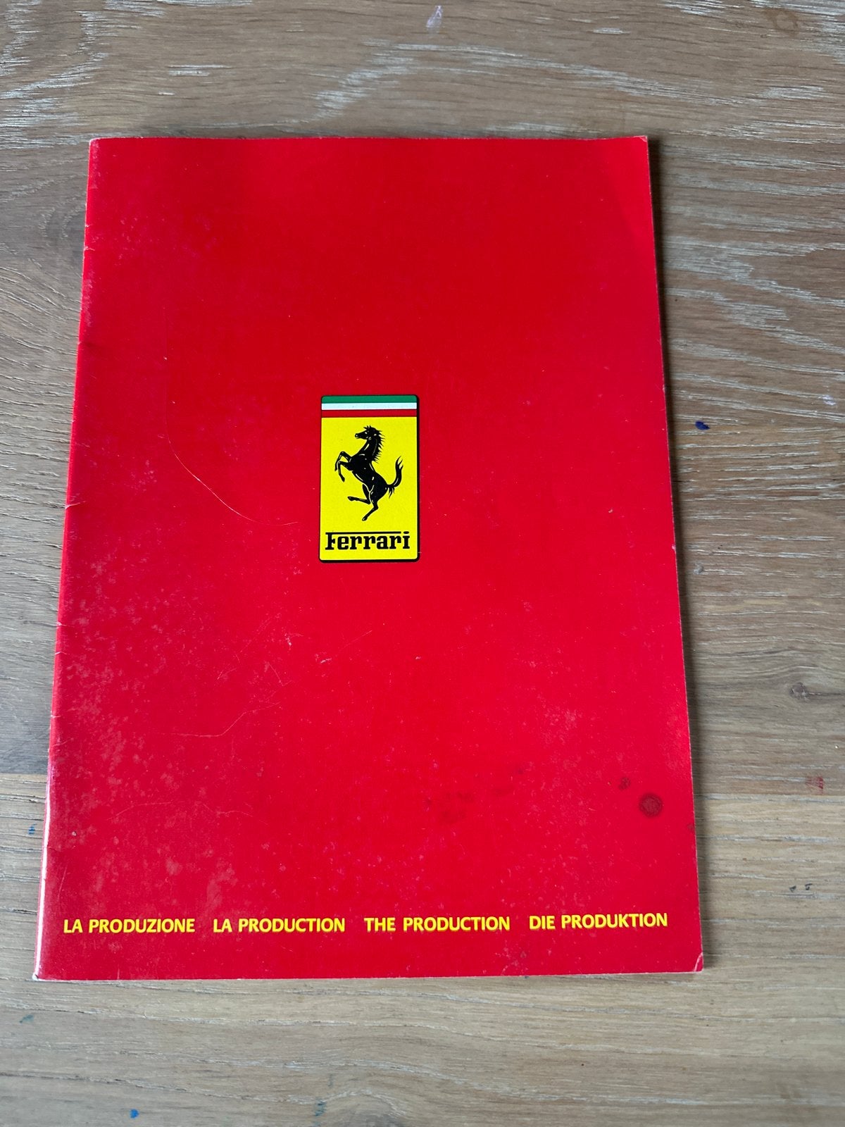 Ferrari Brochure: Turbo, 328, Mondial, 412, Testarossa, Ophalen of Verzenden, Gelezen, Ferrari