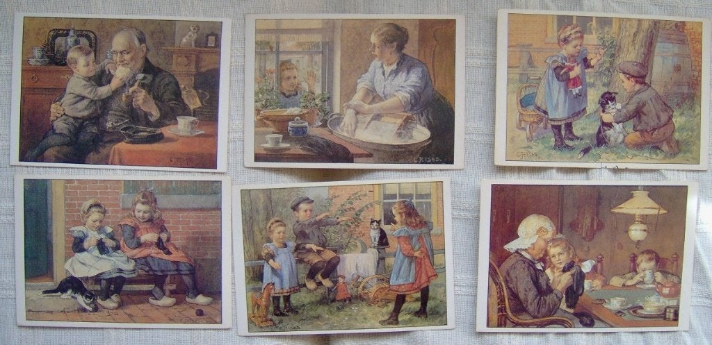 Voor het Kind - serie - C. Jetses - Ot en Sien - 1979, Ophalen of Verzenden, 1960 tot 1980, Ongelopen, Kinderen
