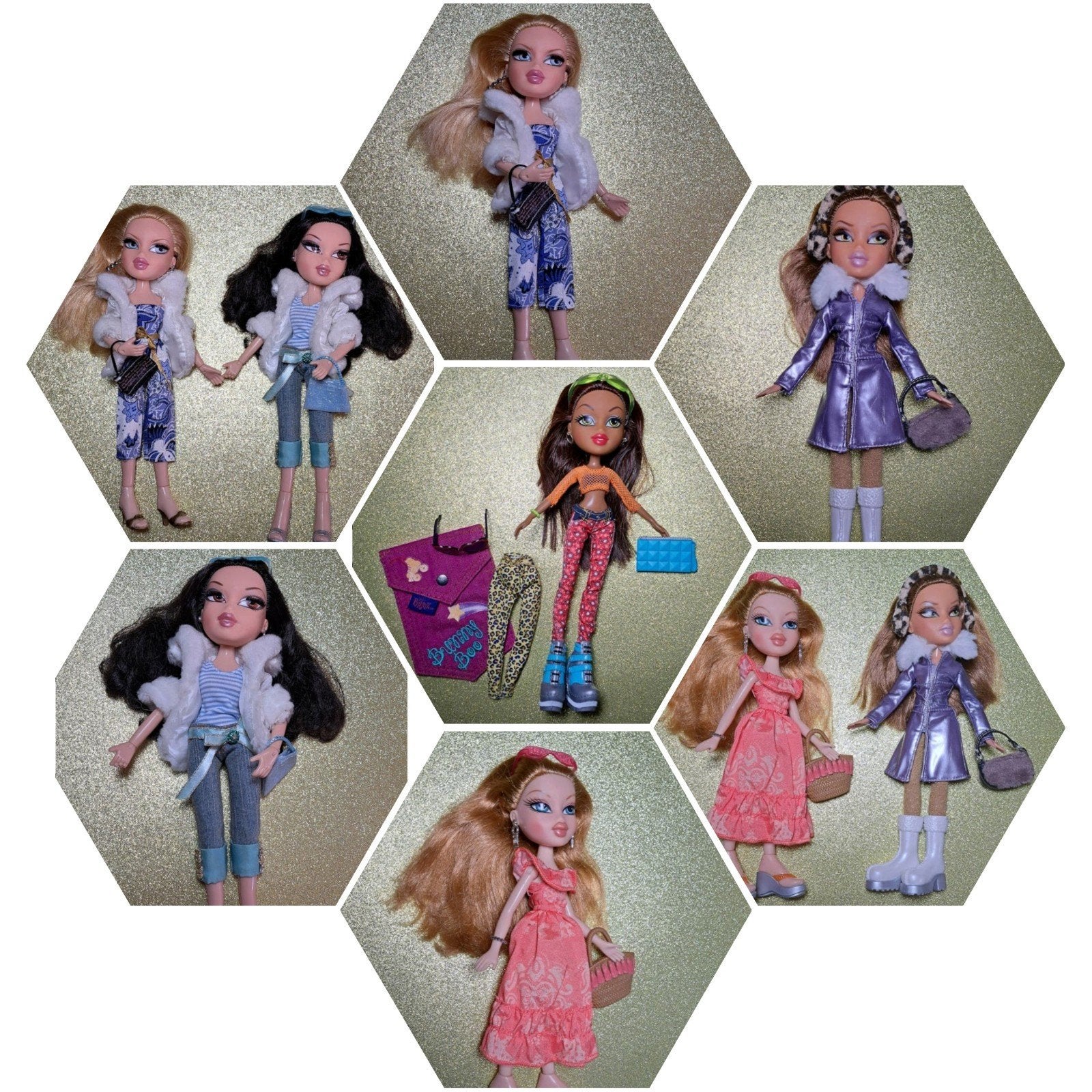 MGA Bratz Girlz 5x, Verzenden, Zo goed als nieuw, Fashion Doll